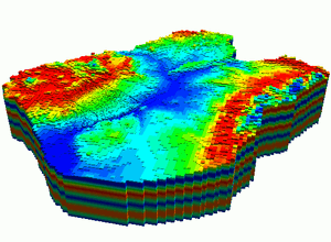 LaGriT Geologic Mesh Generation, Finite Element Mesh, ER Espanola 2002 3D